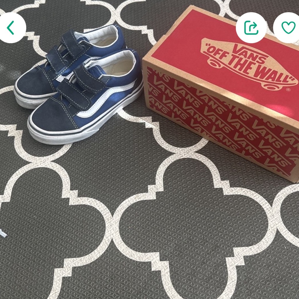 Vans Kids Blue Sneakers